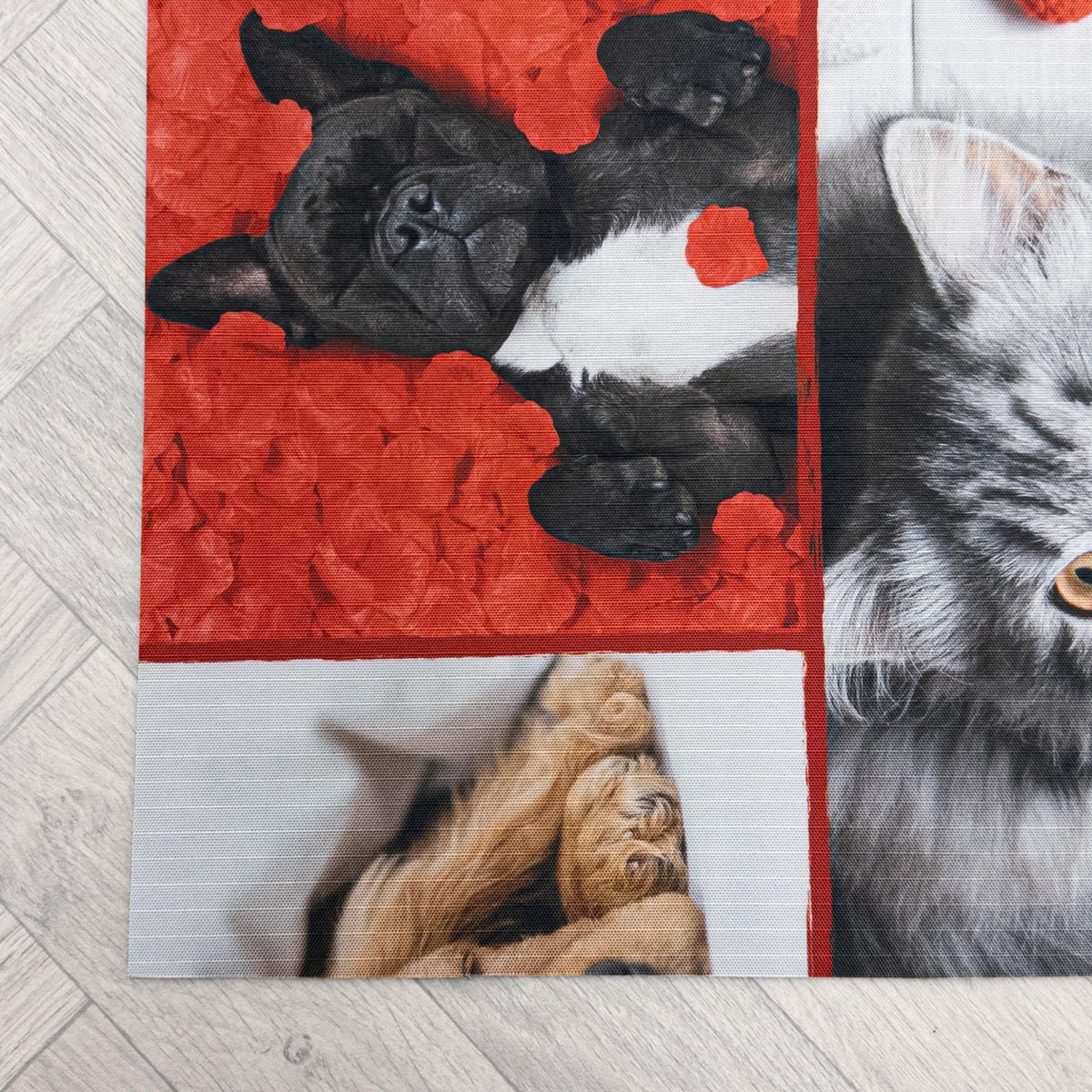 Red Friendship Kitchen Runner