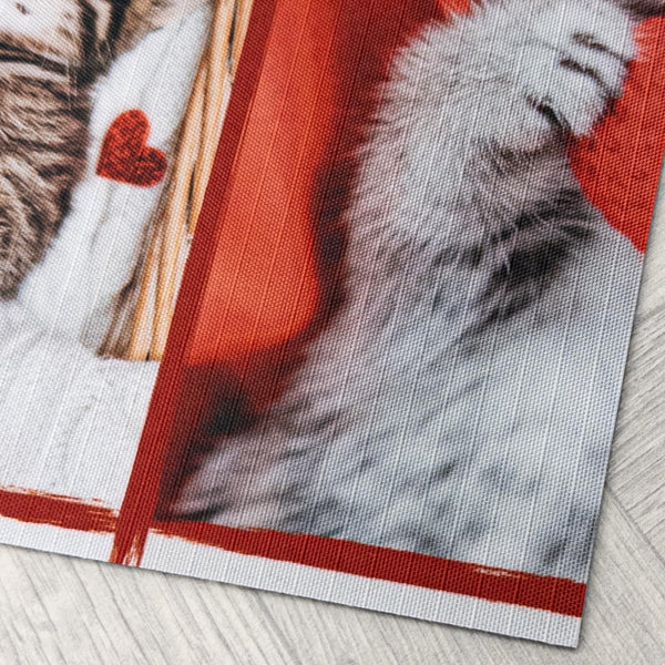 Red Friendship Kitchen Runner