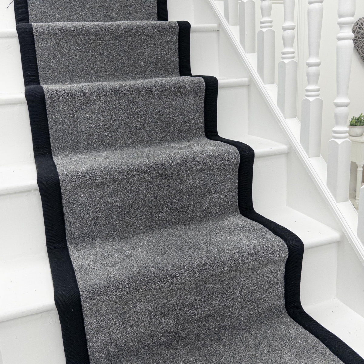 Rustique Ultra Misty Grey Tape Stair Runner