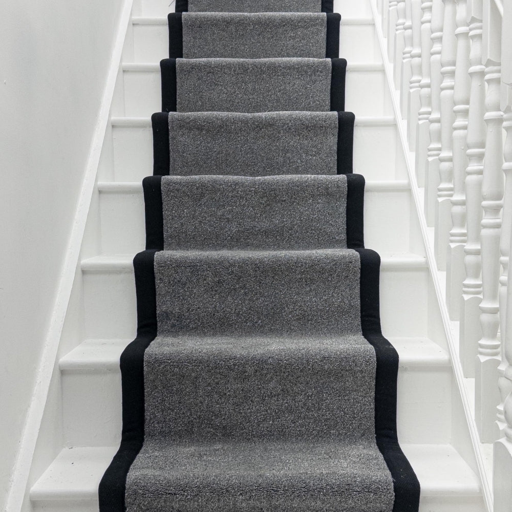 Rustique Ultra Misty Grey Tape Stair Runner