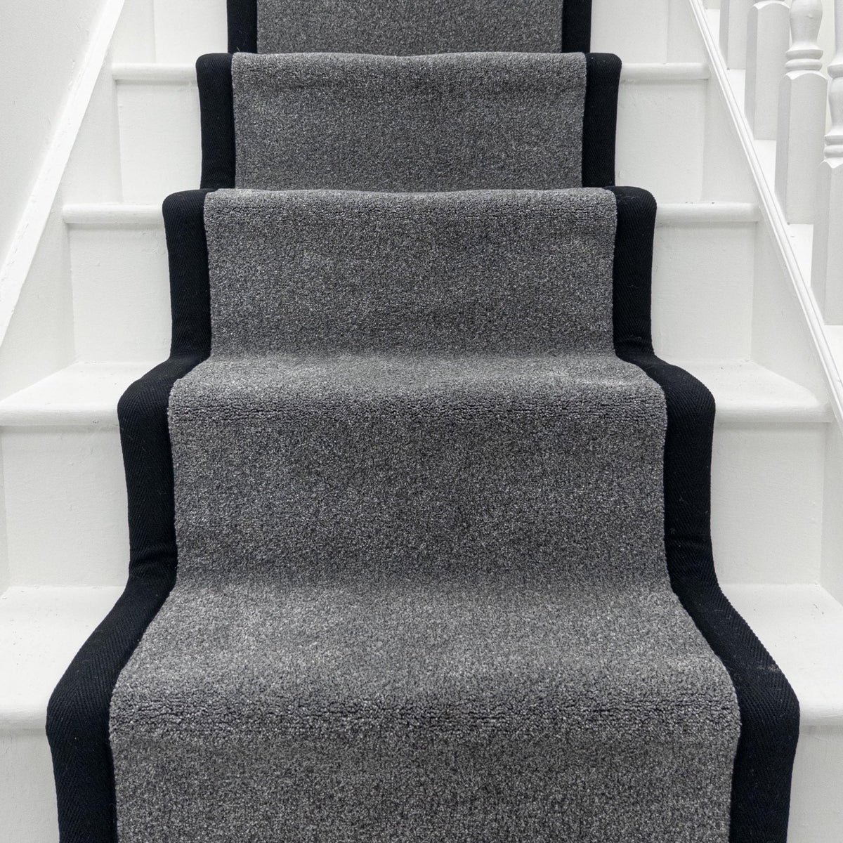 Rustique Ultra Misty Grey Tape Stair Runner