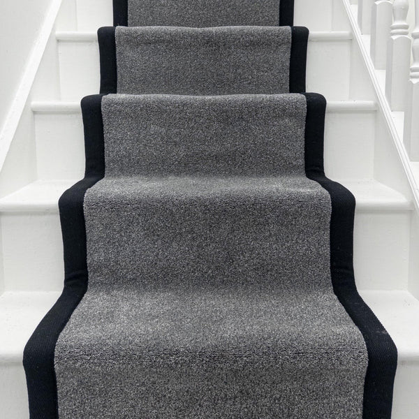 Rustique Ultra Misty Grey Tape Stair Runner