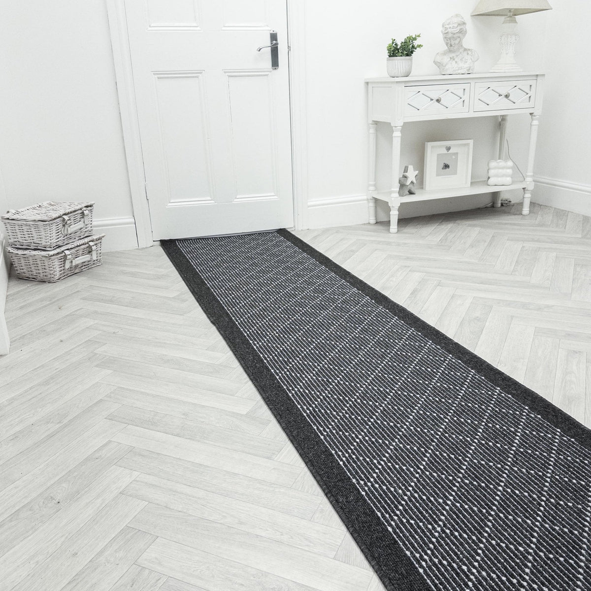 Boulevard Black  Hall Runner