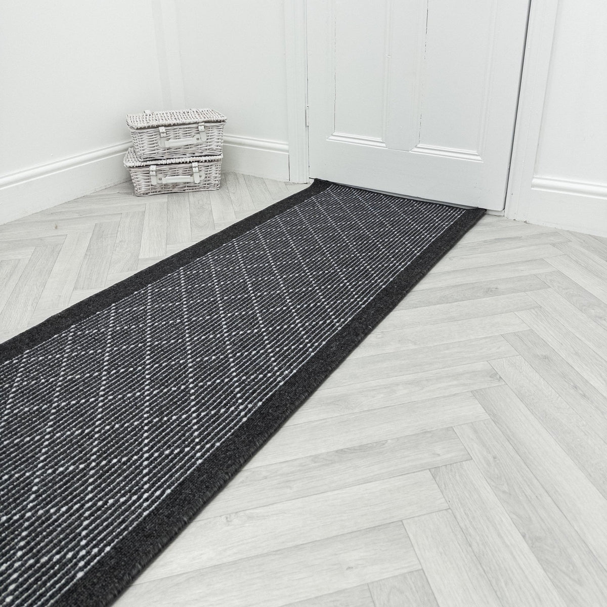 Boulevard Black  Hall Runner