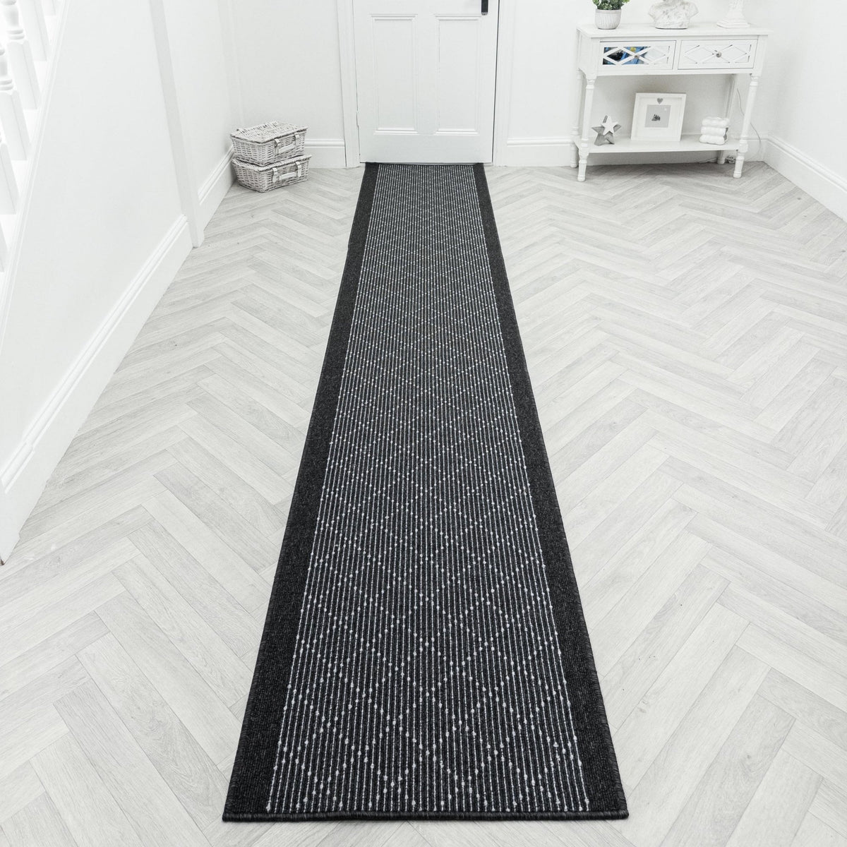 Boulevard Black  Hall Runner