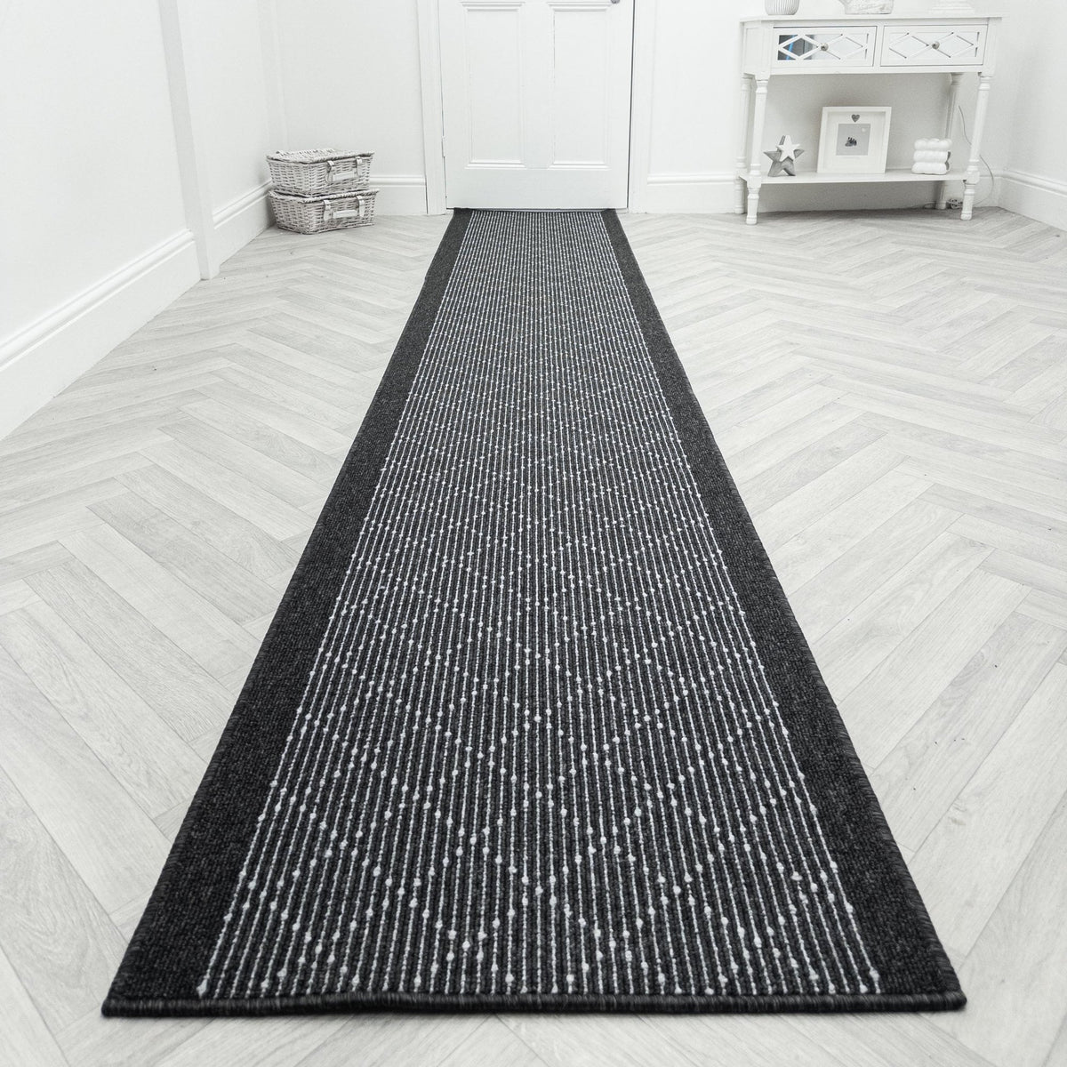 Boulevard Black  Hall Runner