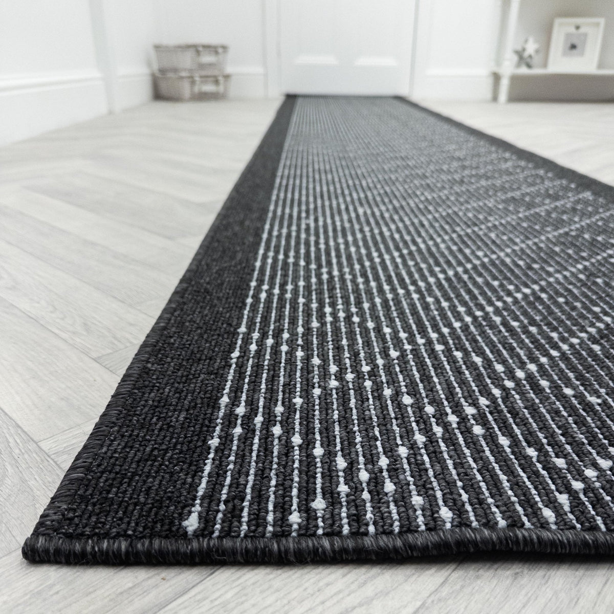 Boulevard Black  Hall Runner