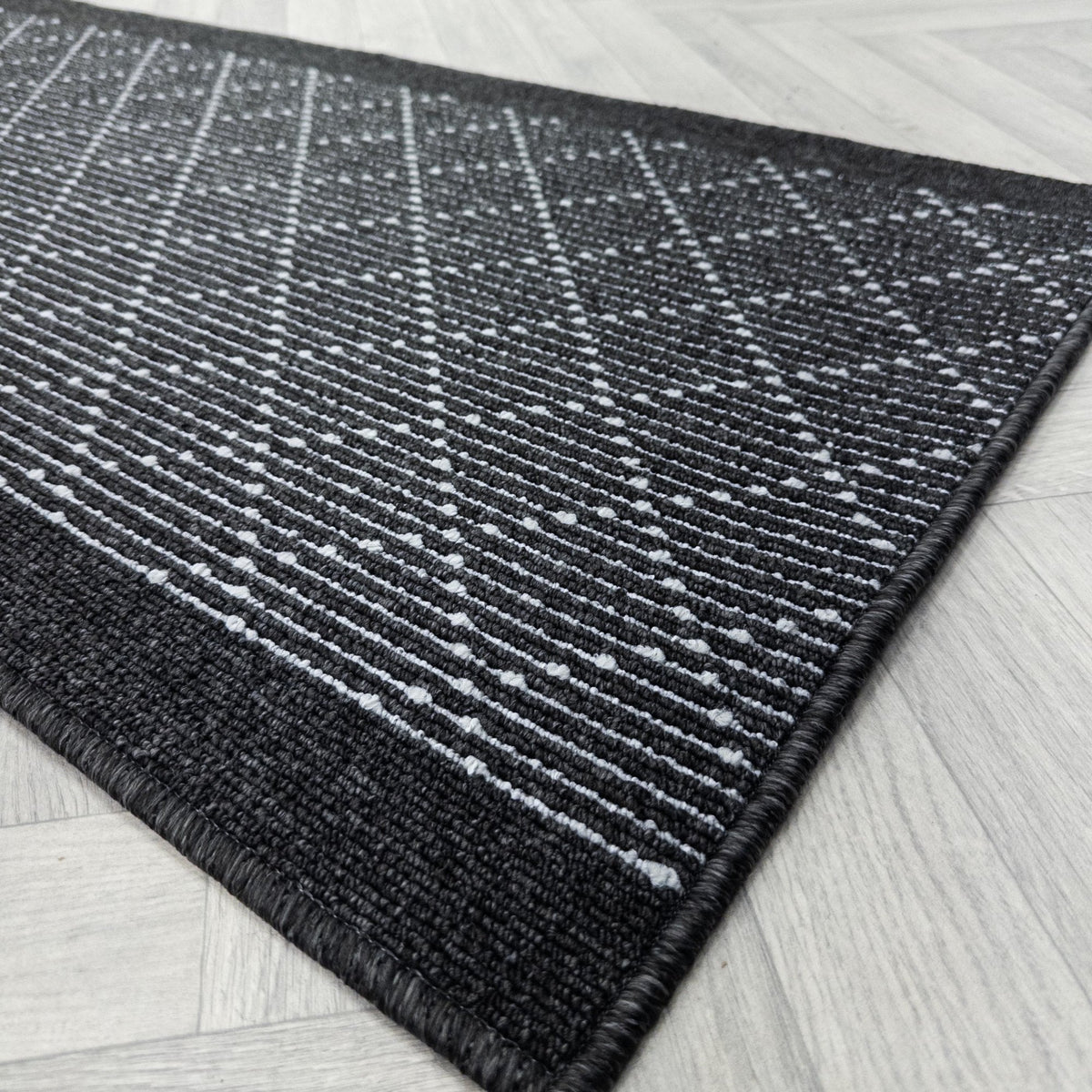 Boulevard Black  Hall Runner