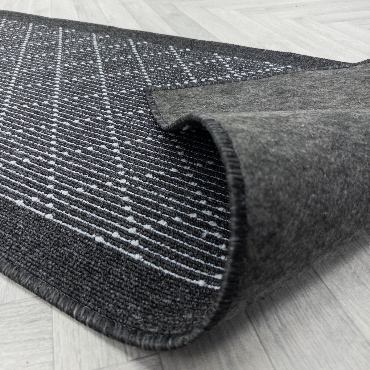 Boulevard Black  Hall Runner