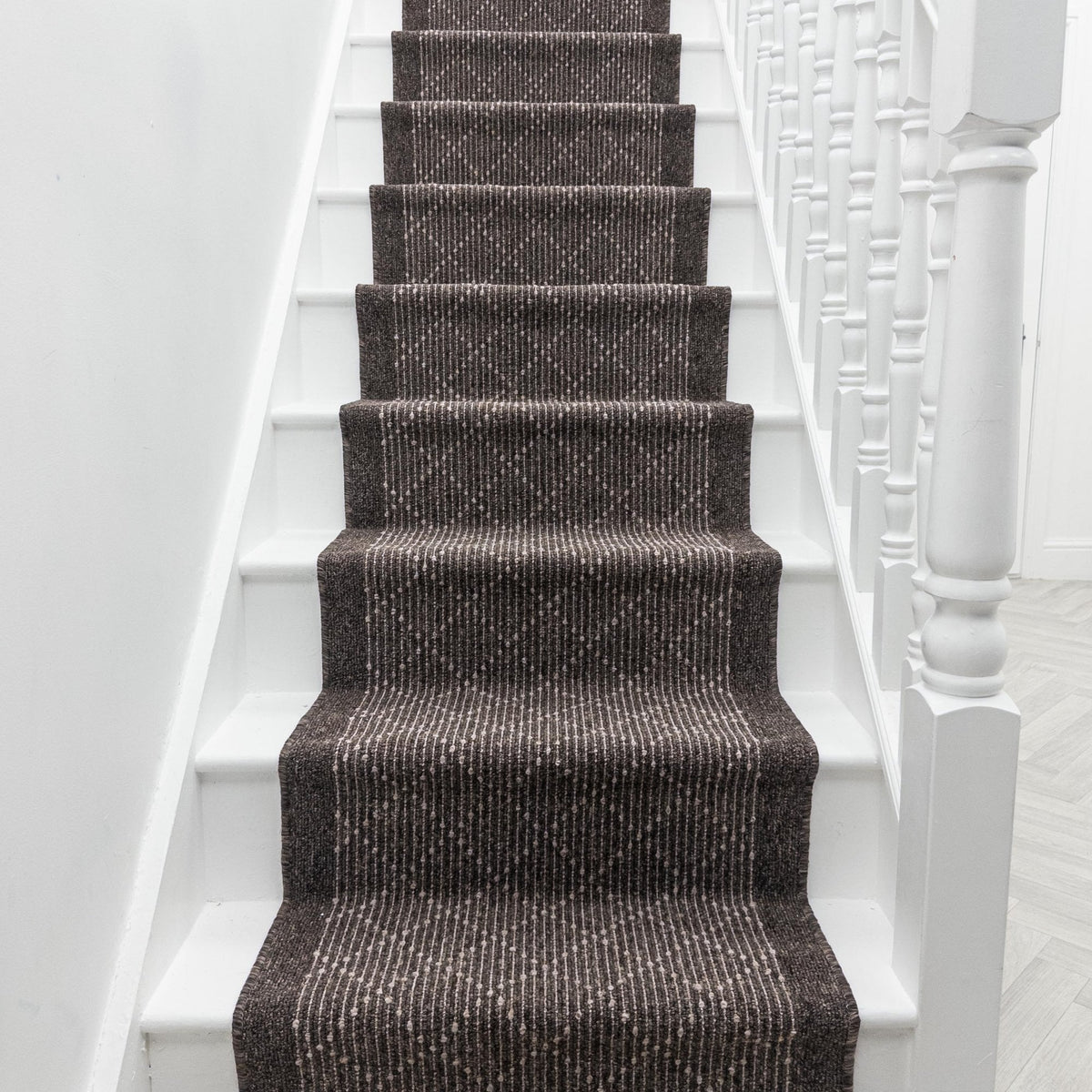 Boulevard Brown Stair Runner