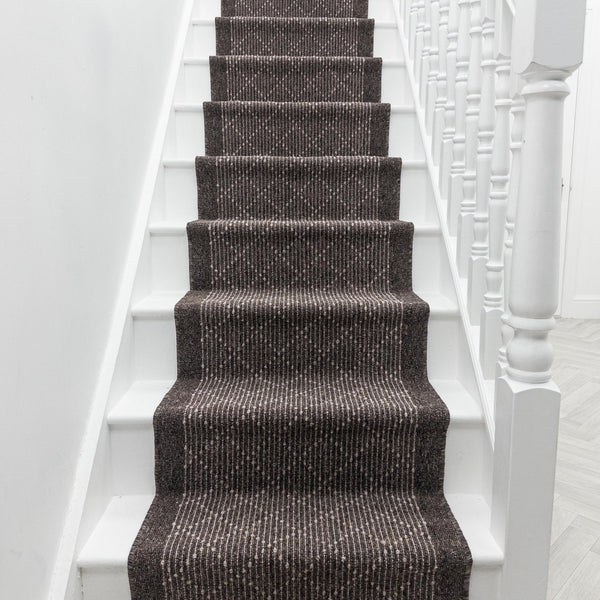 Boulevard Brown Stair Runner