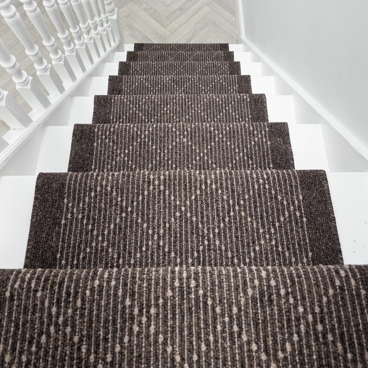 Boulevard Brown Stair Runner