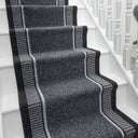 Promenade Gray Stair Runner - 1ft / 2ft 7in