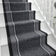 Promenade Gray Stair Runner - 1ft / 2ft 7in