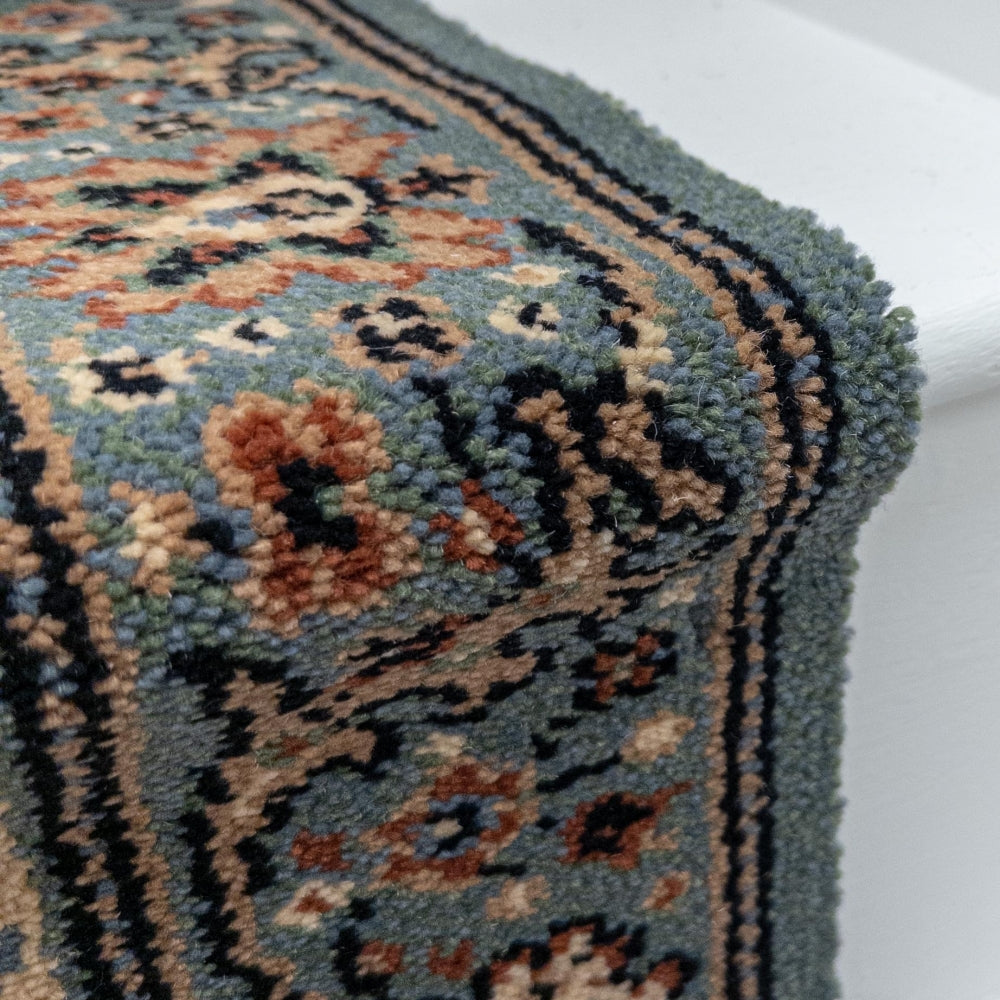 Antika Green Stair Runner