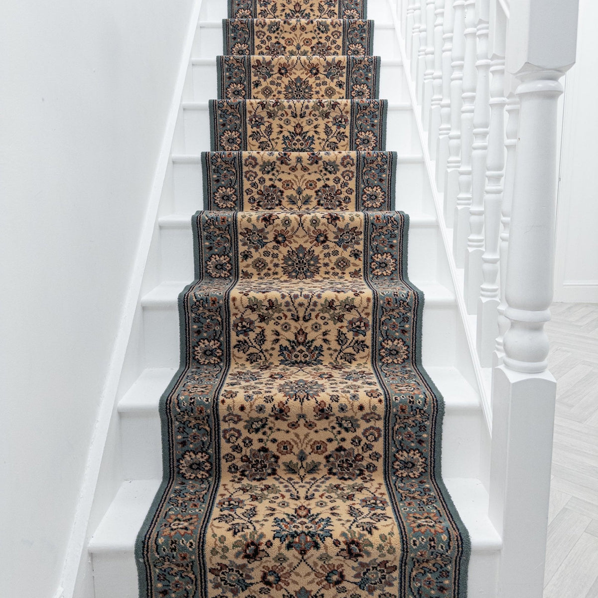 Antika Green Stair Runner