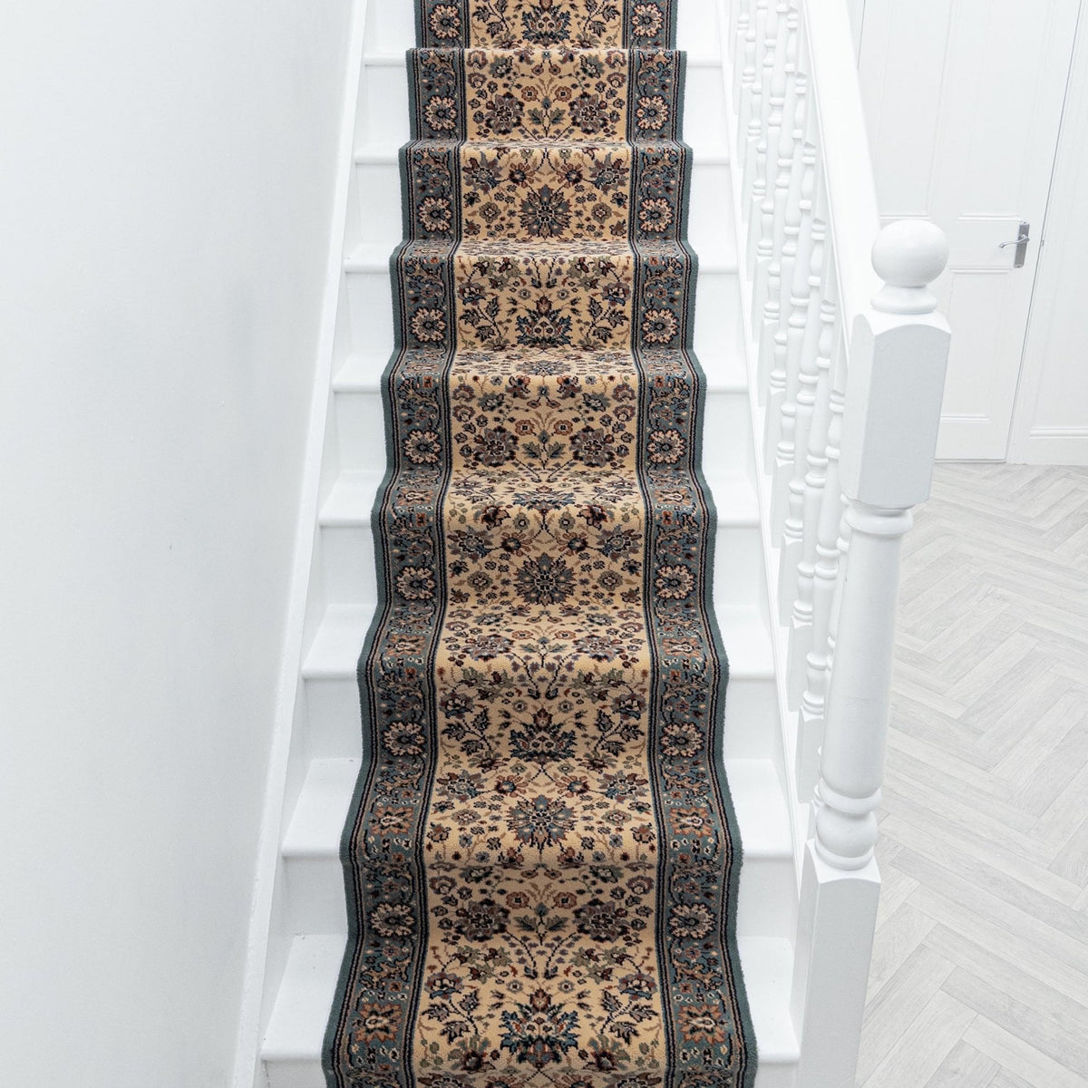 Antika Green Stair Runner