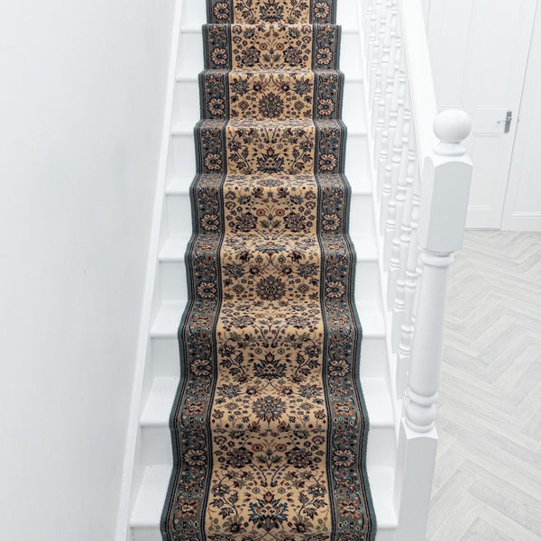 Antika Green Stair Runner