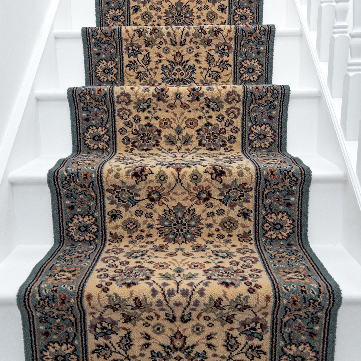 Antika Green Stair Runner