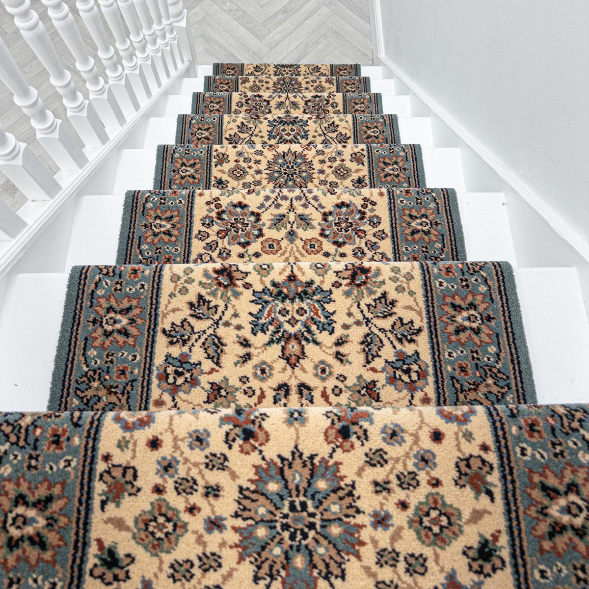 Antika Green Stair Runner