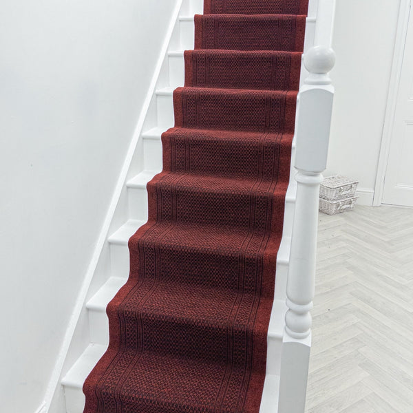 Aztec Rouge Tapis d’escalier