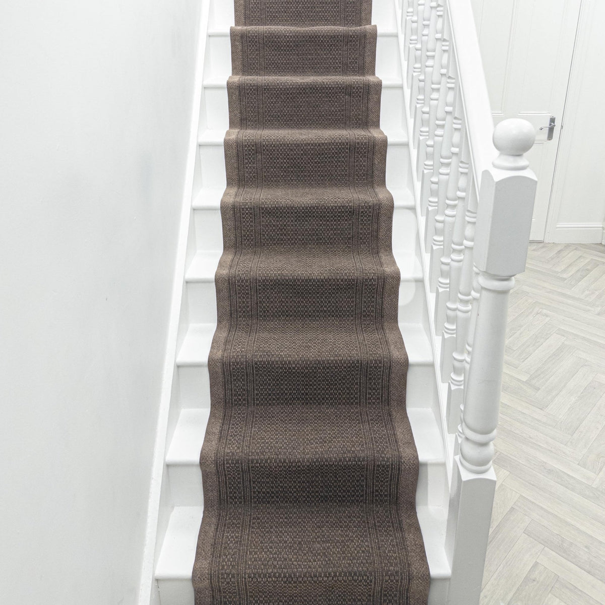 Aztec L. Marron Tapis d’escalier