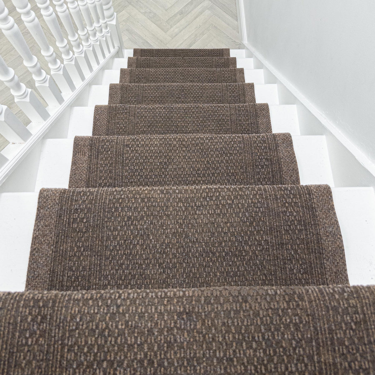 Aztec L. Marron Tapis d’escalier
