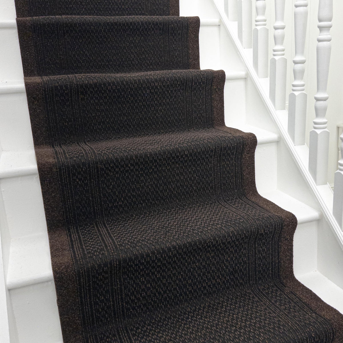 Aztec D. Brown Stair Runner
