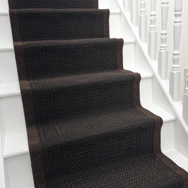 Aztec D. Brown Stair Runner