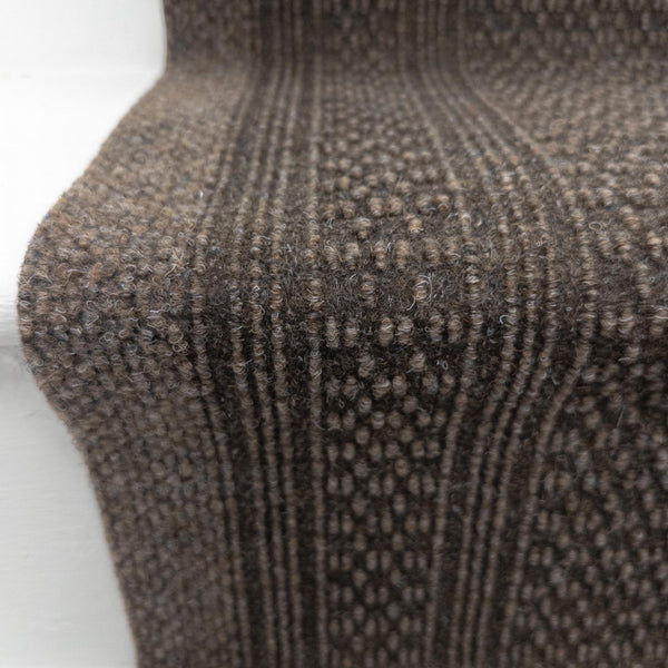 Aztec L. Marron Tapis d’escalier
