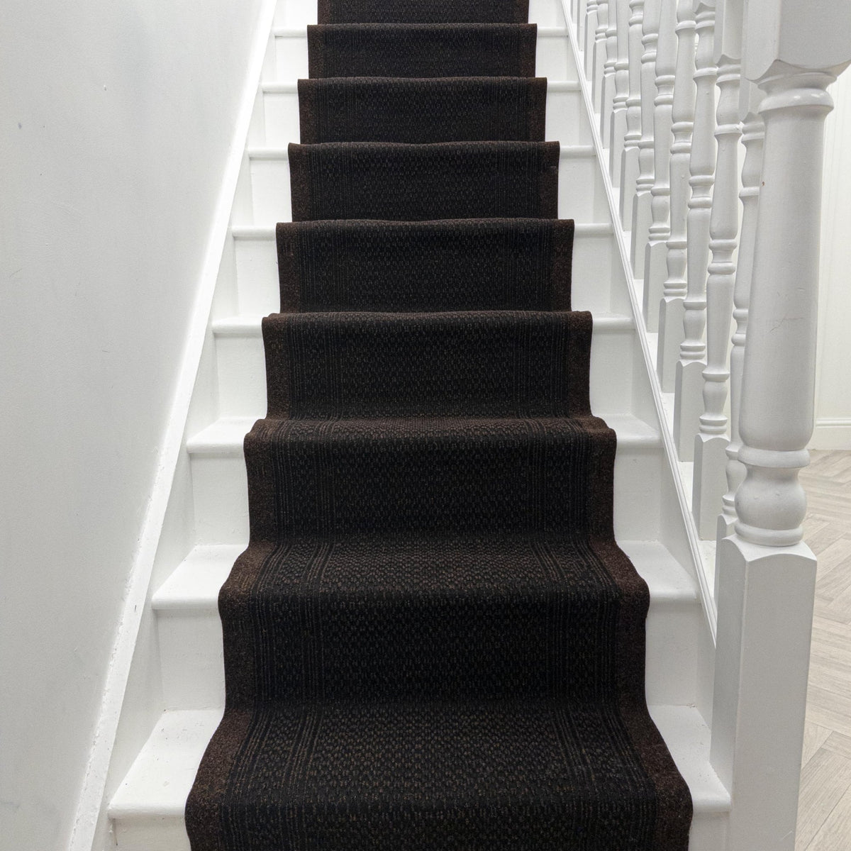 Aztec D. Brown Stair Runner