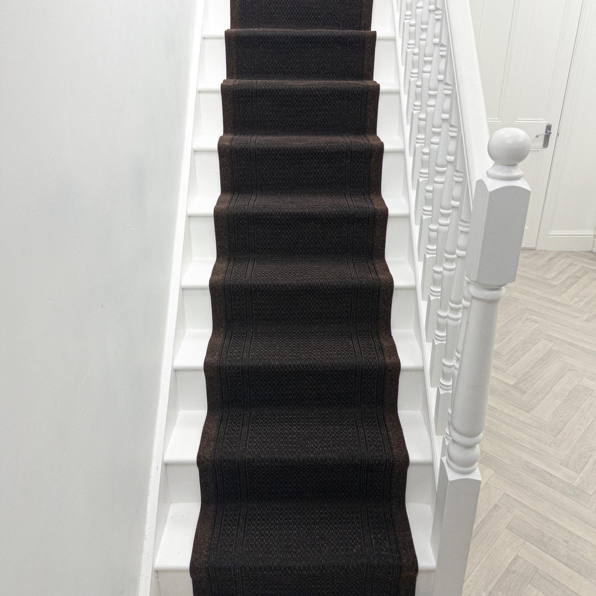 Aztec D. Brown Stair Runner