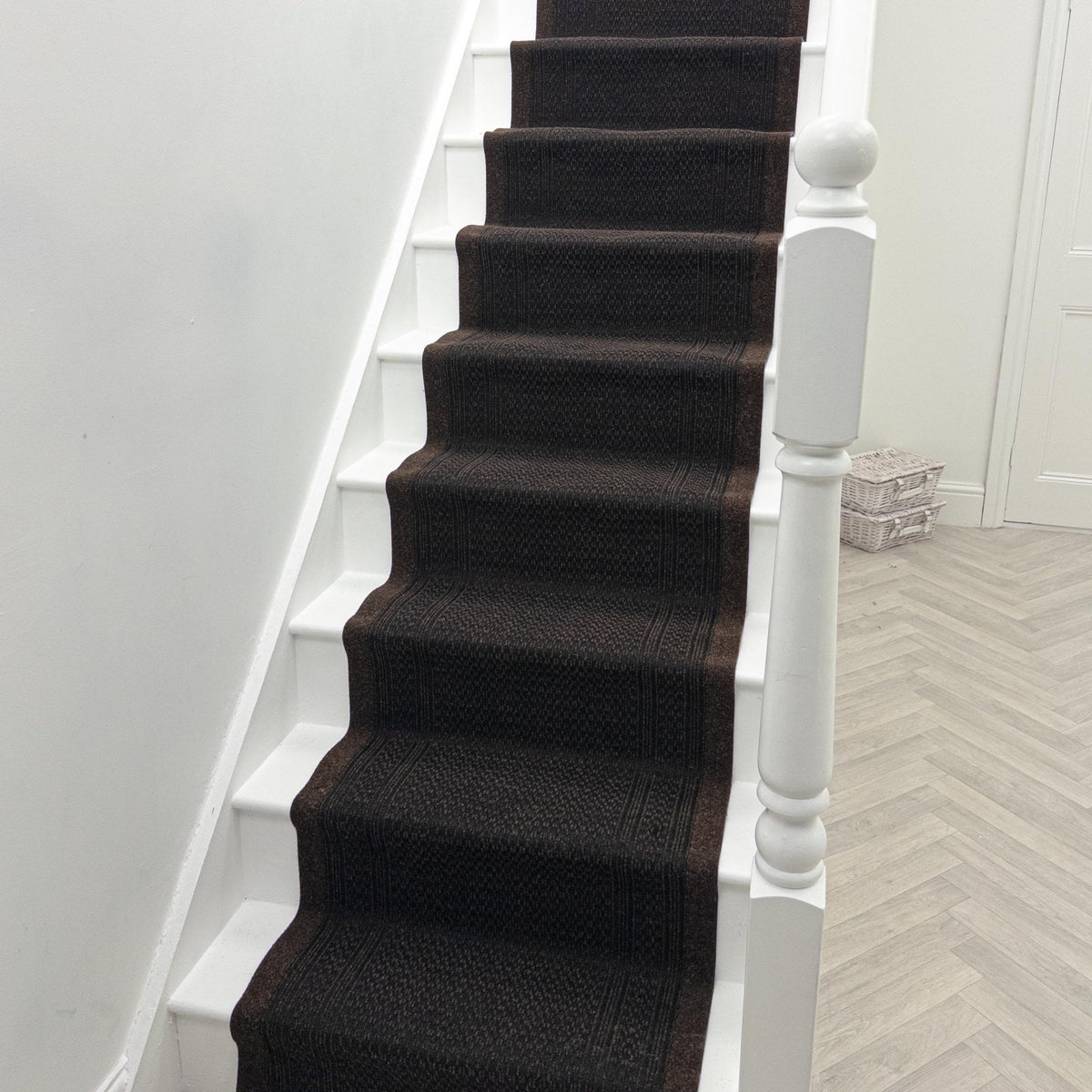 Aztec D. Brown Stair Runner