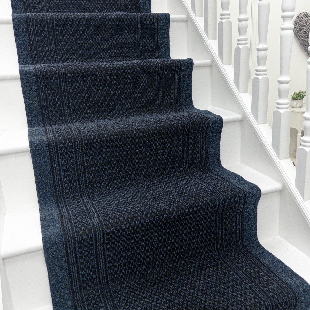 Aztec Blue Stair Runner