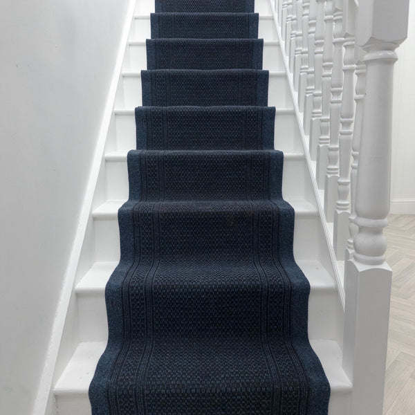 Aztec Bleu Tapis d’escalier