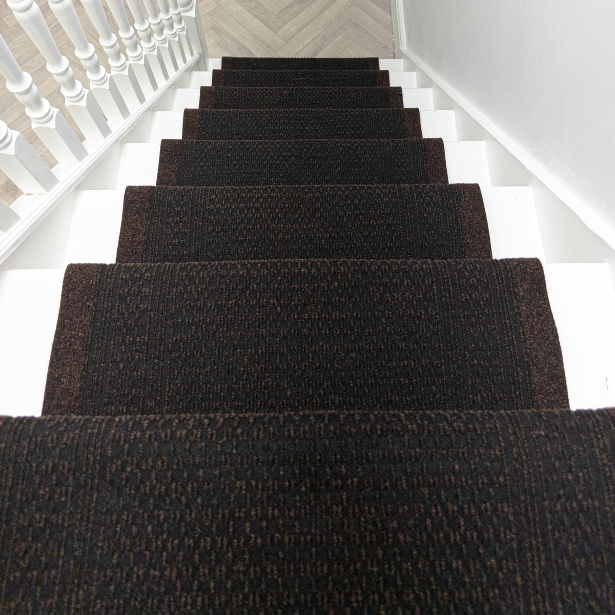 Aztec D. Brown Stair Runner