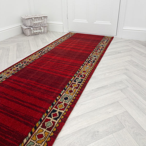 Qashqai Red 261001 Hallway Carpet Runners