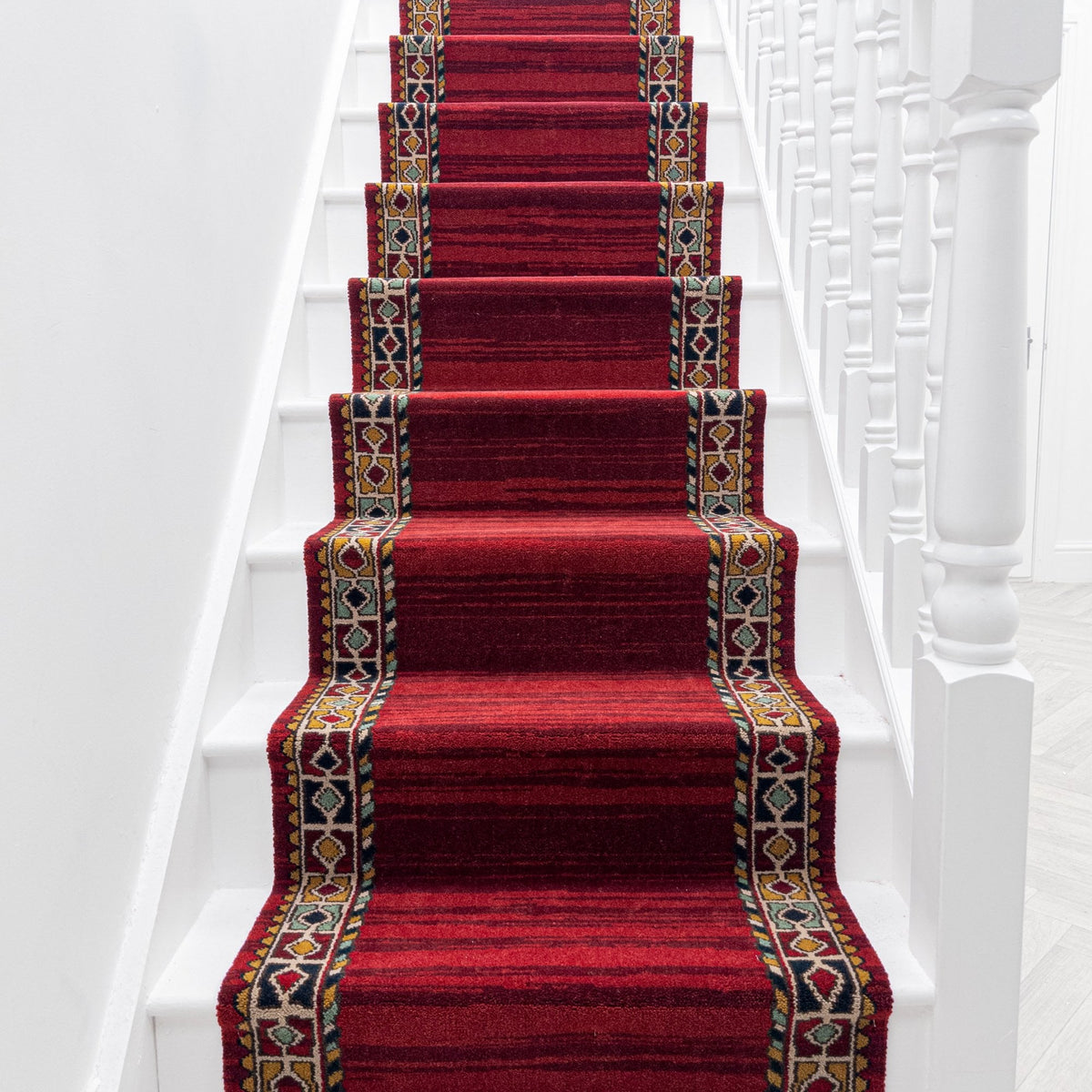 Qashqai Red 261001 Tapis d’escalier