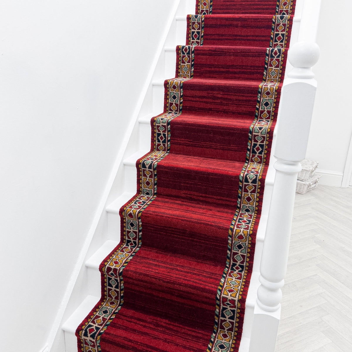 Qashqai Red 261001 Tapis d’escalier