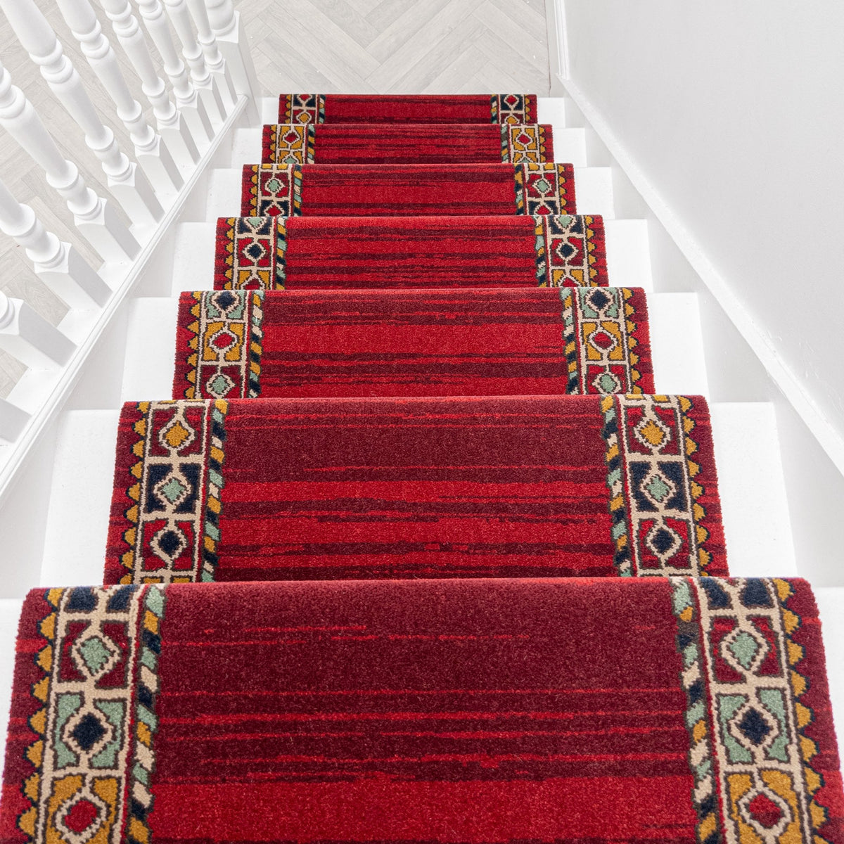 Qashqai Red 261001 Tapis d’escalier