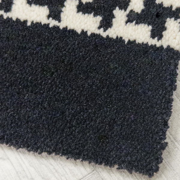 Poule Black 250405 Hallway Carpet Runner