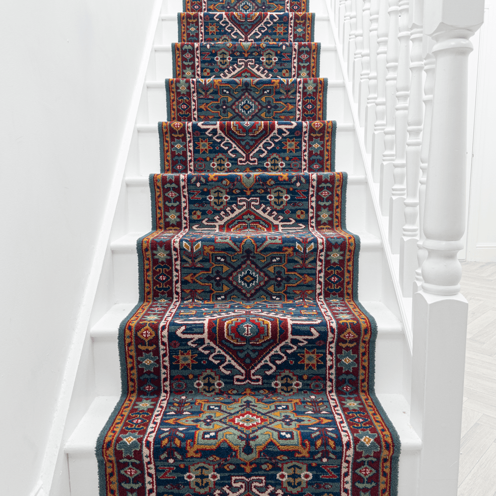 Emir Bleu 210624 Tapis d’escalier