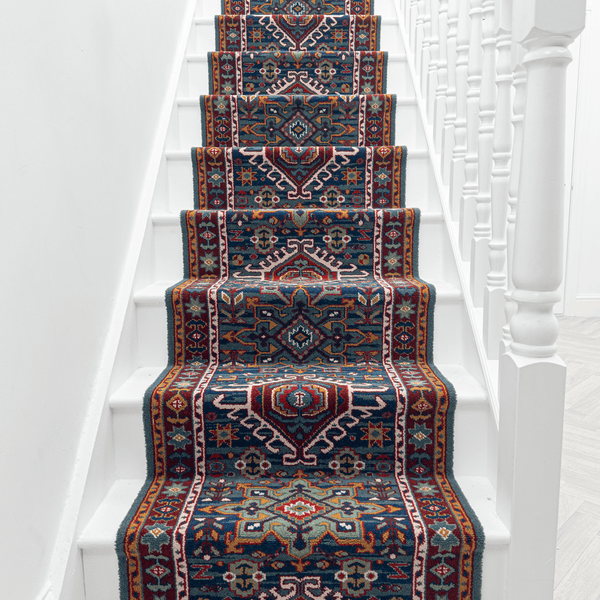 Emir Bleu 210624 Tapis d’escalier