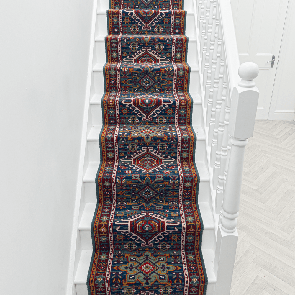 Emir Bleu 210624 Tapis d’escalier