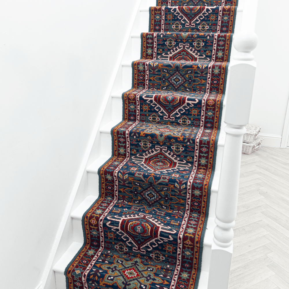 Emir Bleu 210624 Tapis d’escalier