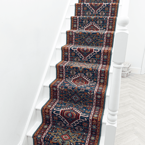 Emir Bleu 210624 Tapis d’escalier