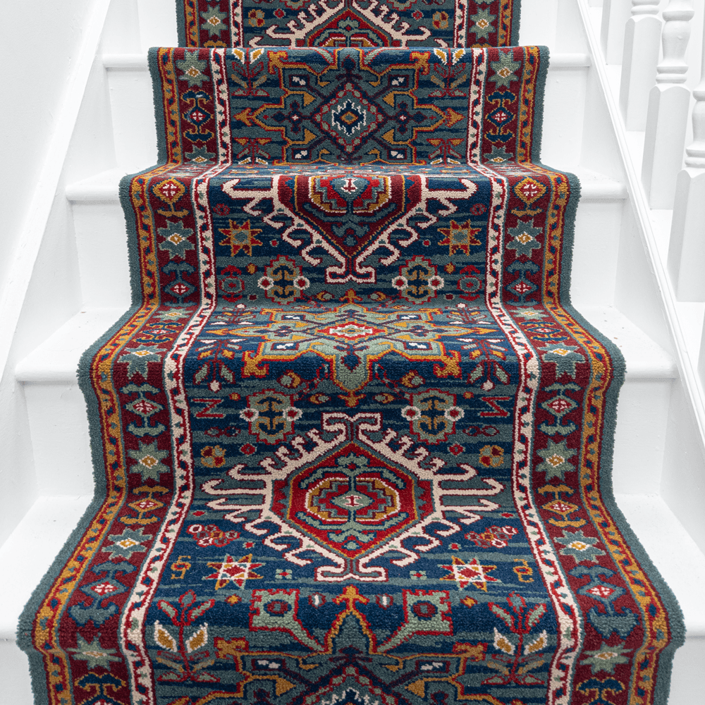 Emir Bleu 210624 Tapis d’escalier