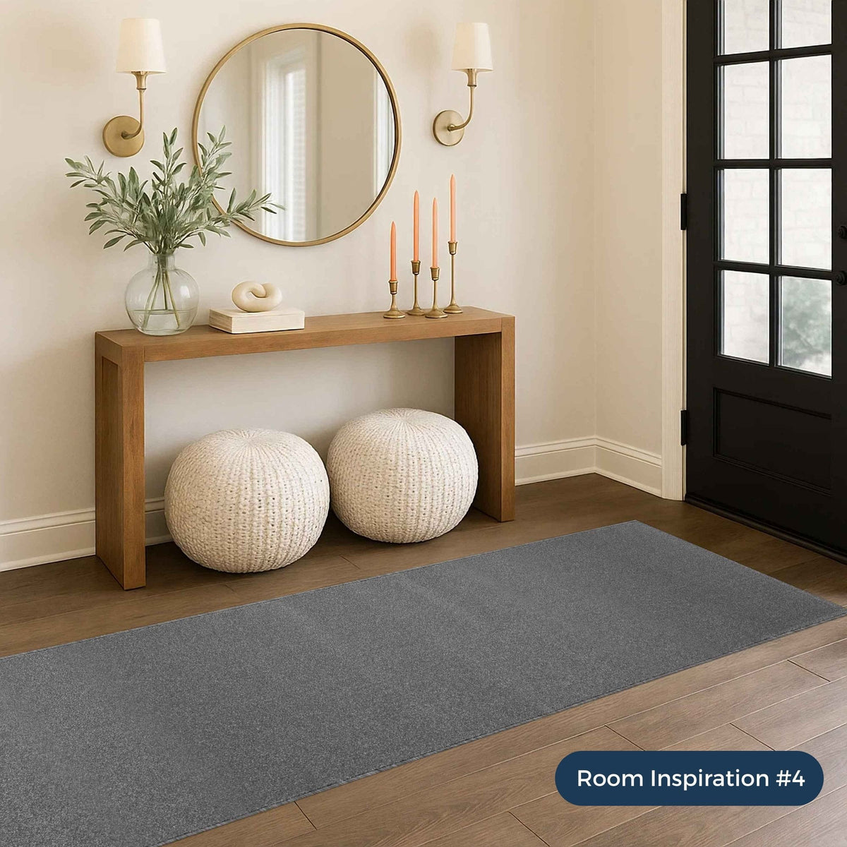 Ultra Gunmetal Rug Runner