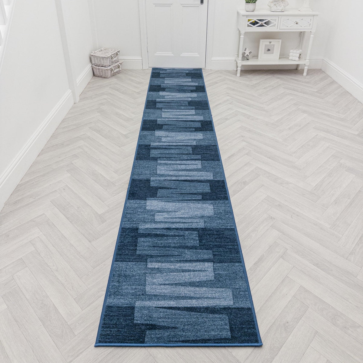 Via Veneto Blue Hall Runner