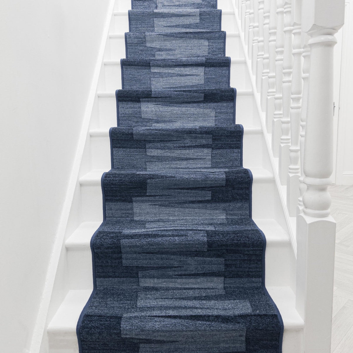 Via Veneto Blue Stair Runner